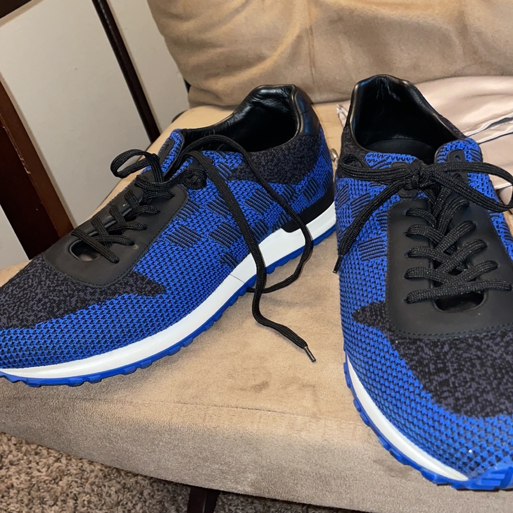 Blue Louis Vutton Sneakers size 11 US - Picture 8 of 9